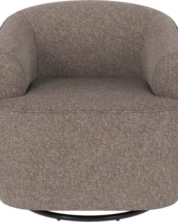Loungestol Drejestol Rowico Dermot Bobby Polyester Mørk Beige 360 Drej- Og Gyngefunktion Fsc-mix
