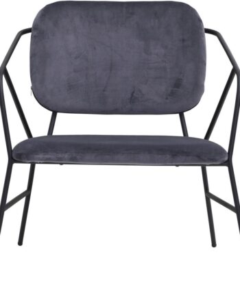 Loungestol House Doctor Klever Grå   Moderne Skandinavisk Lænestol H75ã B70ã D70 Cm