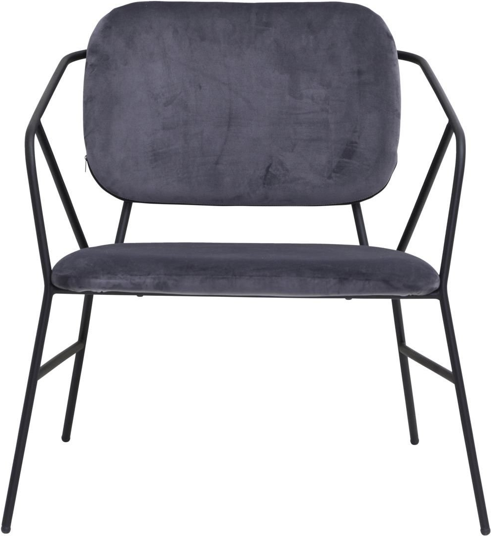 Loungestol House Doctor Klever Grå Moderne Skandinavisk Lænestol H75ã B70ã D70 Cm