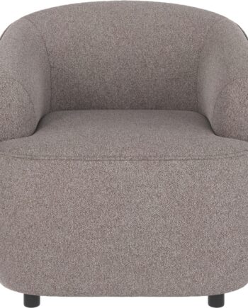 Loungestol Lænestol Rowico Dermot Brenda Gråbeige 100  Polyester Stof Fsc-mix Skandinavisk Design