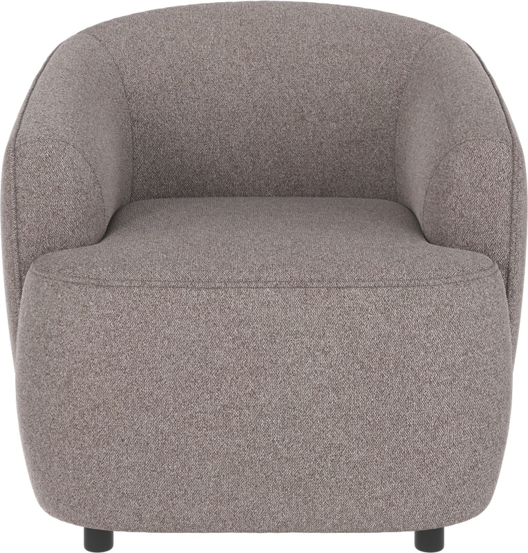 Loungestol Lænestol Rowico Dermot Brenda Gråbeige 100  Polyester Stof Fsc-mix Skandinavisk Design