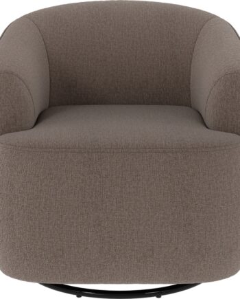Loungestol Rowico Dermot Beige Brenda 34 Stof 360 Dreje- Og Gyngestol Fsc-mix 78x85x90 Cm
