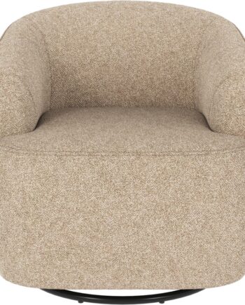 Loungestol Rowico Dermot Bobby   Beige   360 Drejbar   Vuggemekanisme  Fsc-mix  H78ã B85ã D90 Cm