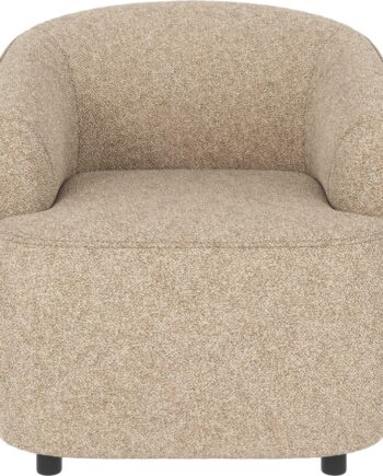 Loungestol Rowico Dermot Bobby   Beige   Polyester  Ergonomisk Design  Fsc-mix Ramme