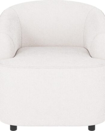 Loungestol Rowico Dermot Bobby   Hvid   Nordisk Design  100  Polyester  Fsc-mix Træramme