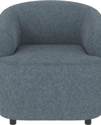 Loungestol Rowico Dermot Bobby Mellemblå Stof H77ã B85ã D90 Cm Skandinavisk Design Fsc-mix