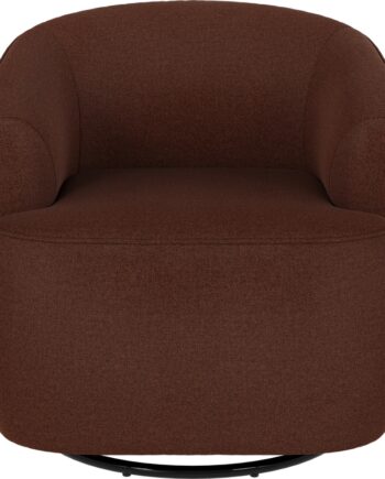 Loungestol Rowico Dermot  Dybrød Rita 96 Polyester  Drejelig Gyngestol  H78xb85xd90 Cm