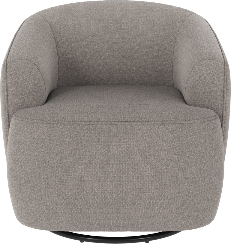Loungestol Rowico Dermot   Lysegrå Rita 167 Polyester Med 360 Dreje- Og Vippefunktion Fsc-mix