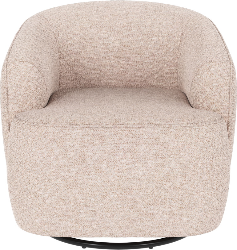 Loungestol Rowico Dermot Lysebeige Max-stof 360 Drej Gyng Fsc-certificeret