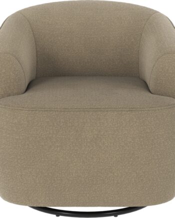 Loungestol Rowico Dermot Mørk Beige Rita 109 Polyester 360 Drejefunktion Vippeeffekt H78xb85xd90 Cm