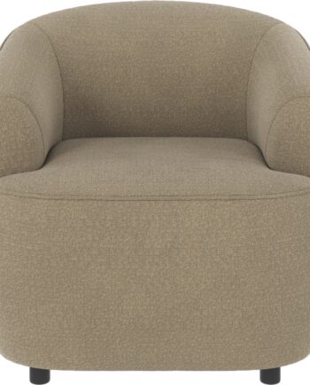 Loungestol Rowico Dermot Rita Stof Mørk Beige Lænestol Fsc-mix H77xb85xd90 Cm