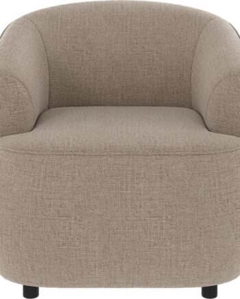 Loungestol Rowico Dermot Robin Gråbeige 100  Polyester Fsc-mix Nosag-fjedre