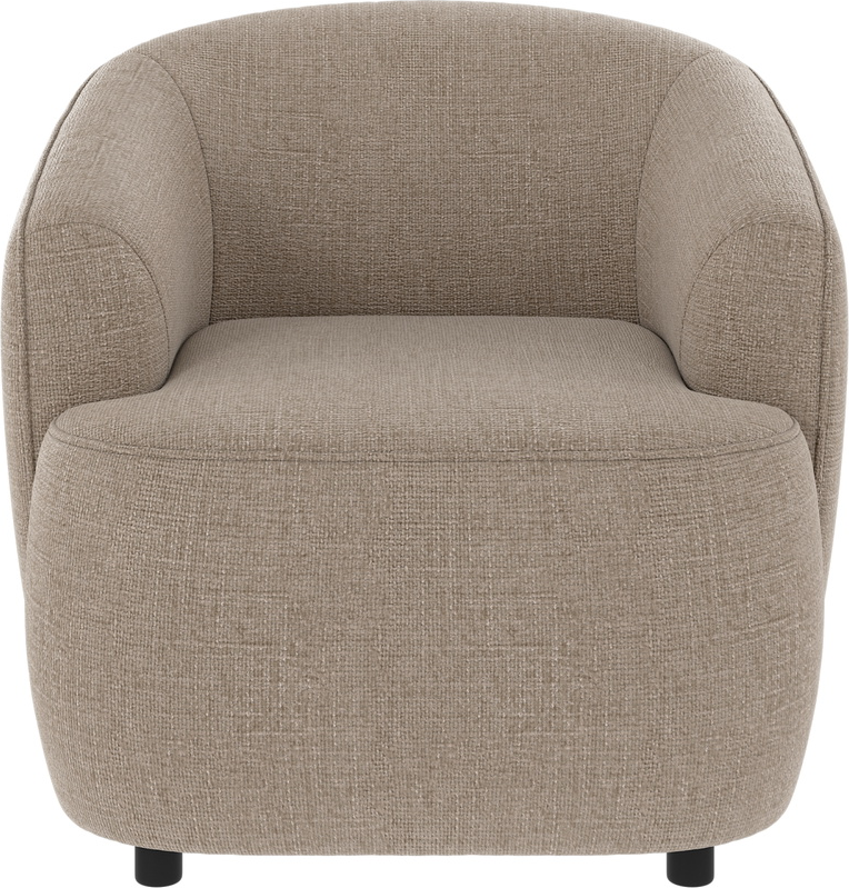 Loungestol Rowico Dermot Robin Gråbeige 100  Polyester Fsc-mix Nosag-fjedre