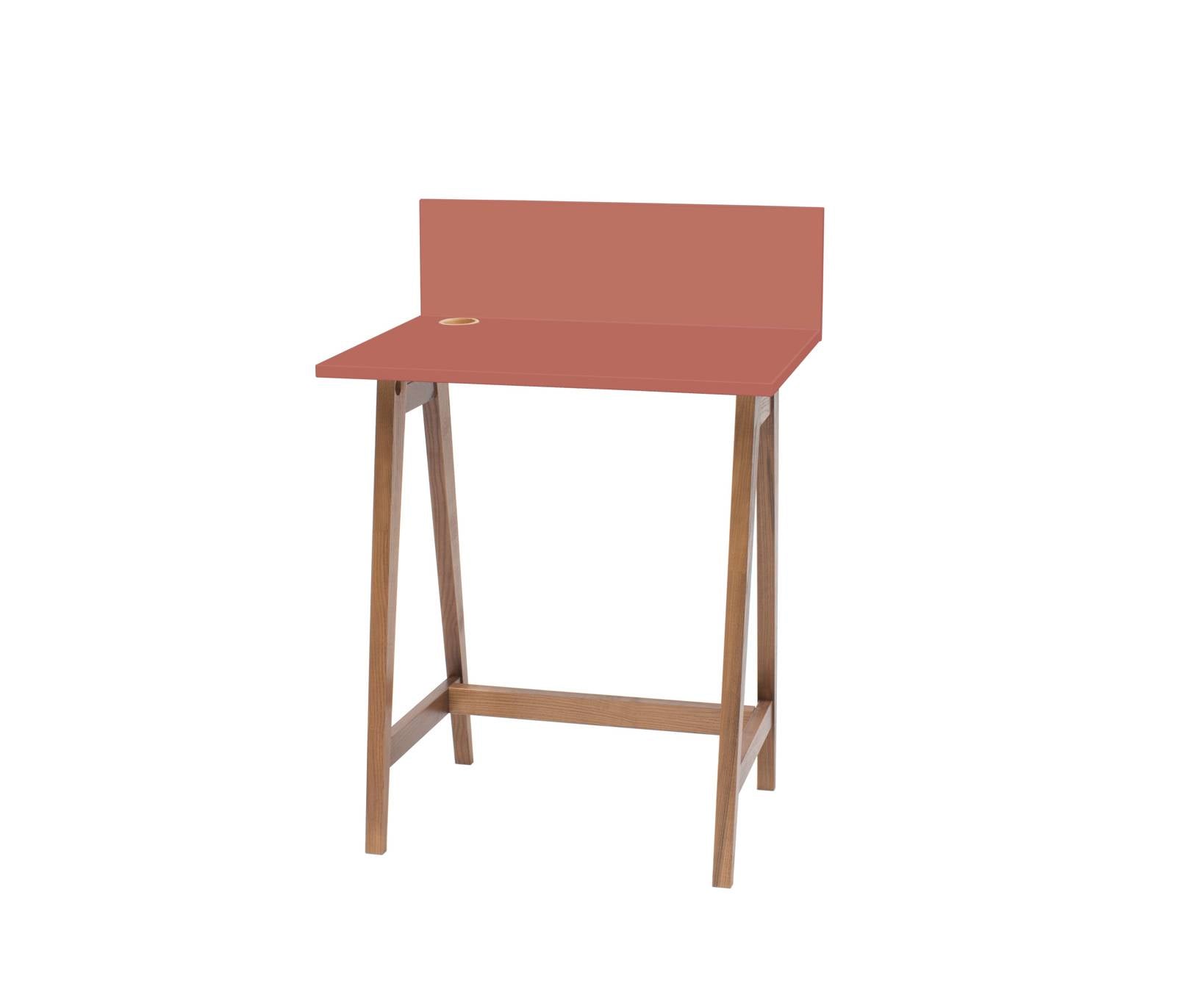 Luka Asketræ Skrivebord 65x50cm Antik Pink