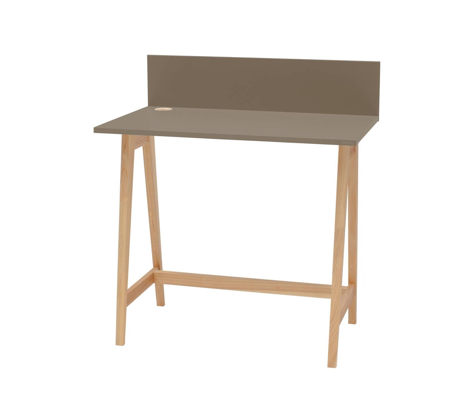 Luka Asketræ Skrivebord 85x50cm Brun