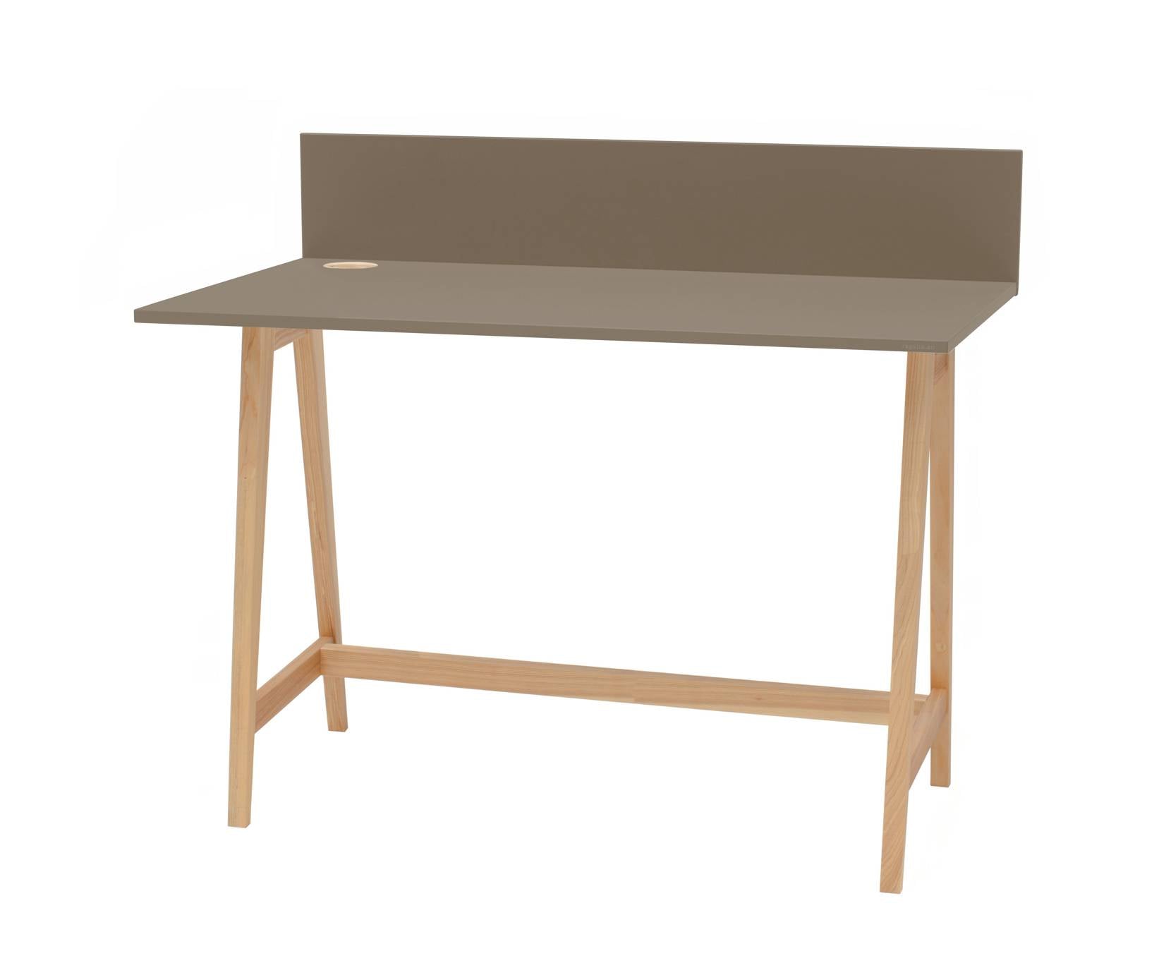 Luka Asketræ Skrivebord 110x50cm Brun