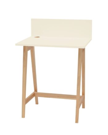 Luka Asketræ Skrivebord 65x50cm Kridthvid