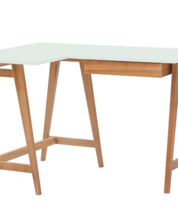 Luka Hjørneskrivebord B115cm   D85cm Fleeting Mint Eg Venstre Side