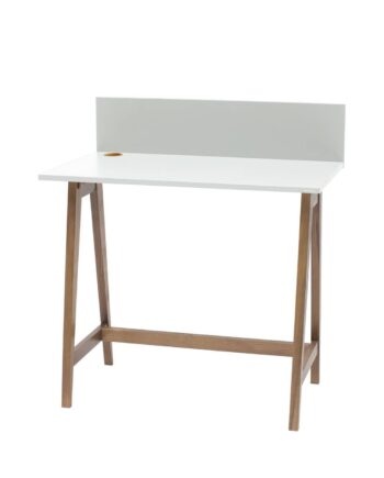 Luka Skrivebord 85x50cm Eg   Hvid