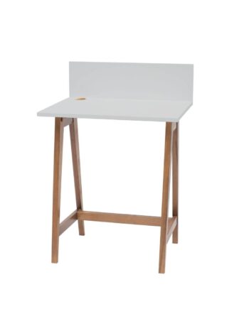 Luka Skrivebord 65x50cm Eg   Lysegrå