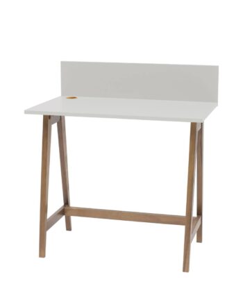 Luka Skrivebord 85x50cm Eg   Lysegrå