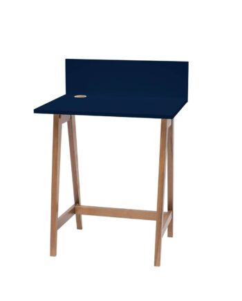 Luka Skrivebord 65x50cm Eg   Marineblå