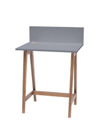 Luka Skrivebord 65x50cm Eg   Mørkegrå