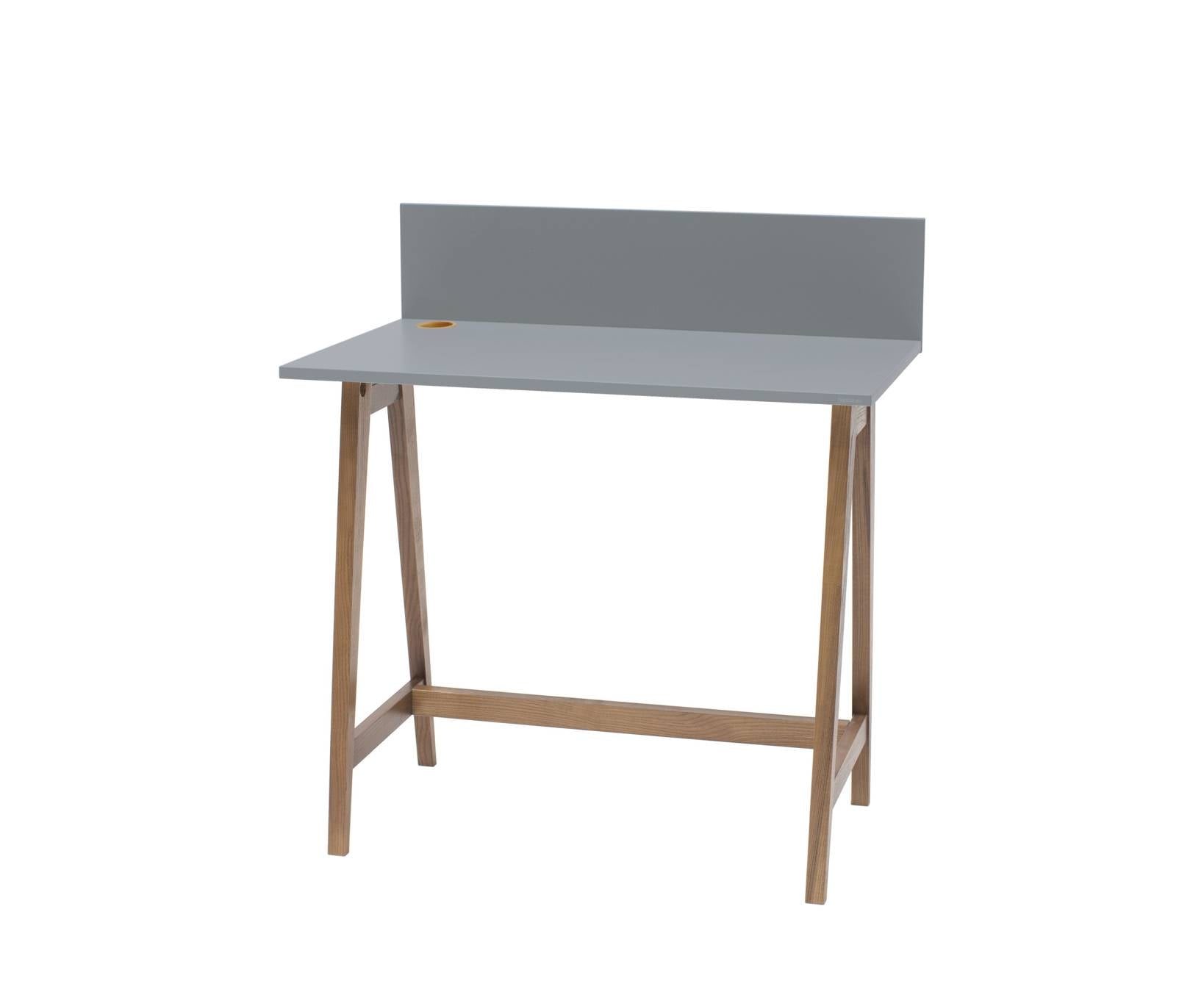 Luka Skrivebord 85x50cm Eg Mørkegrå