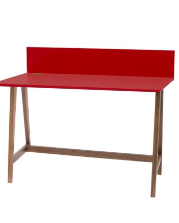 Luka Skrivebord 110x50cm Eg   Rød