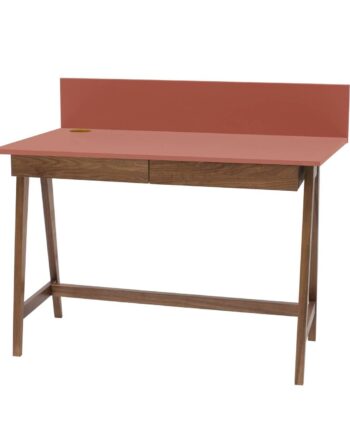 Luka Skrivebord 110x50cm Med Skuffe Eg Antik Pink