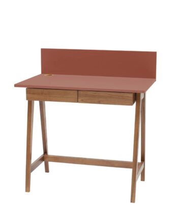 Luka Skrivebord 85x50cm Med Skuffe Eg Antik Pink