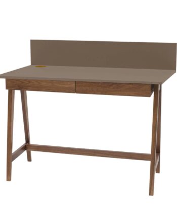 Luka Skrivebord 110x50cm Med Skuffe Eg Brun