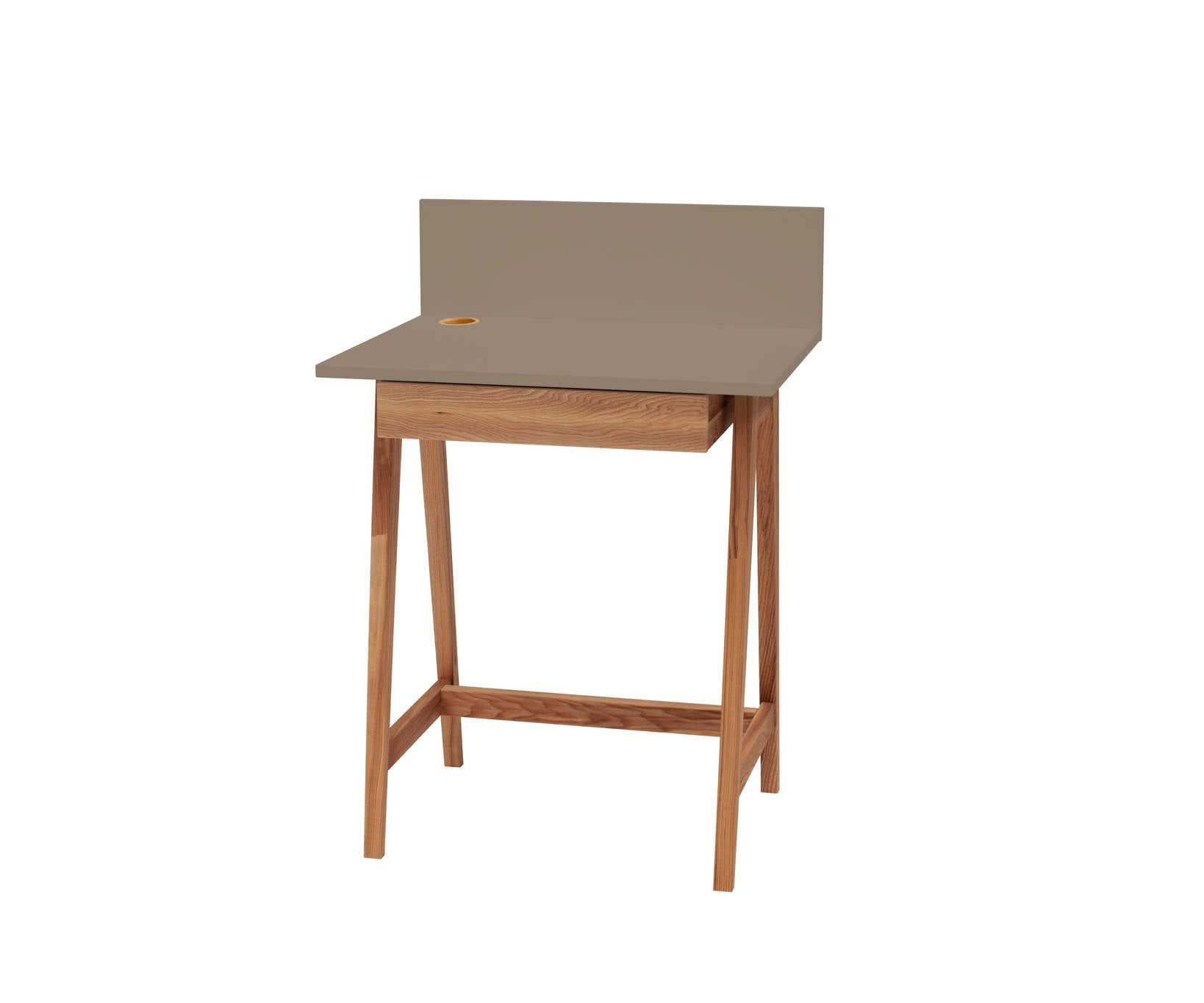 Luka Skrivebord 65x50cm Med Skuffe Eg Brun