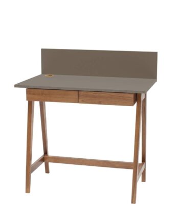 Luka Skrivebord 85x50cm Med Skuffe Eg Brun