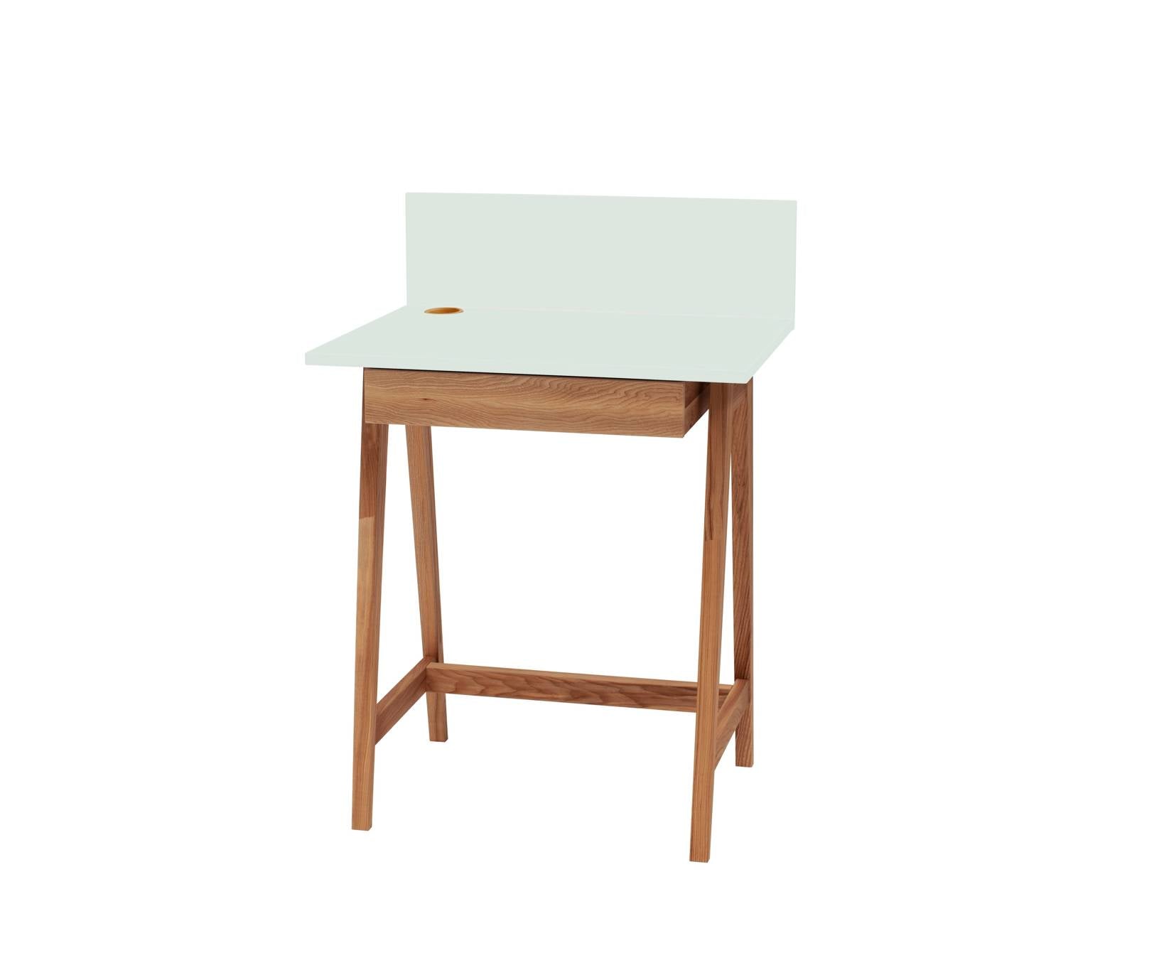 Luka Skrivebord 65x50cm Med Skuffe Eg Fleeting Mint