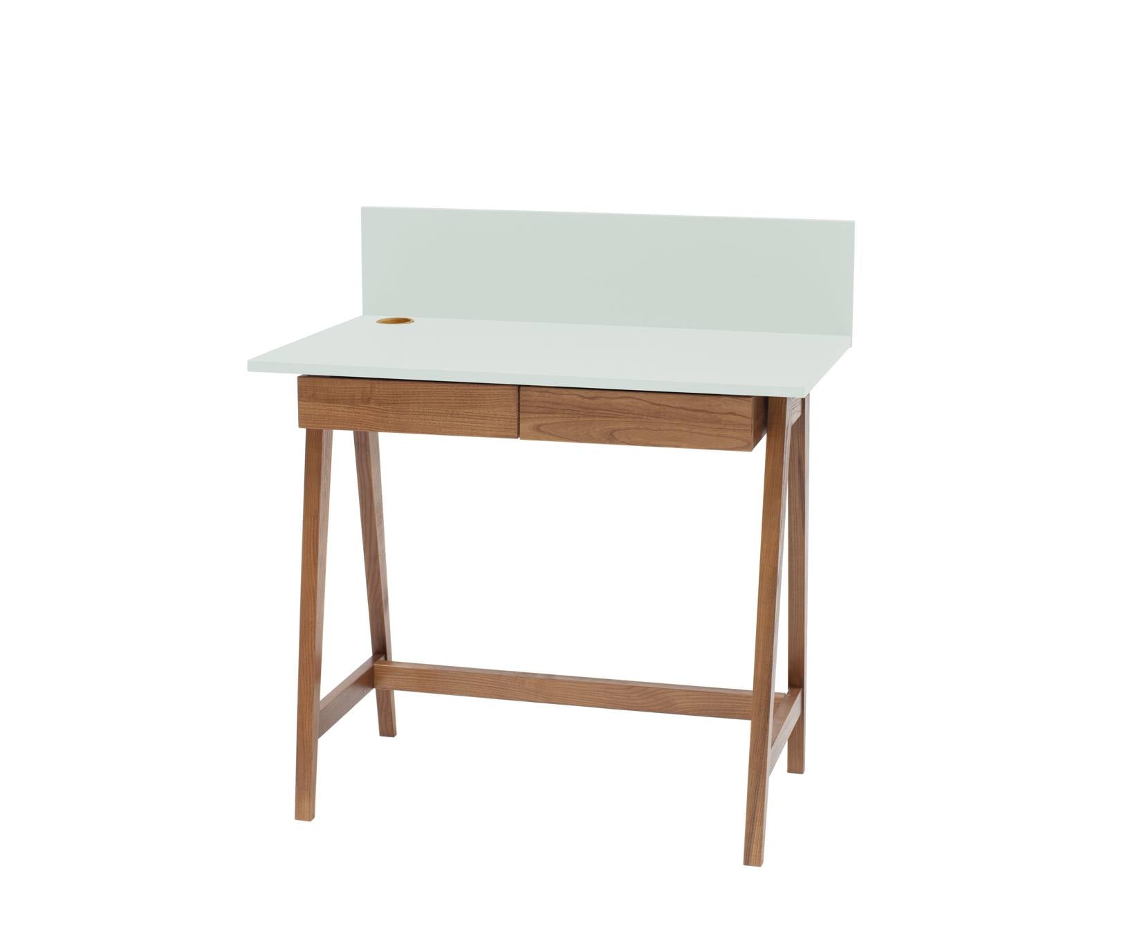 Luka Skrivebord 85x50cm Med Skuffe Eg Fleeting Mint