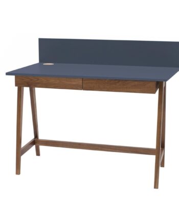 Luka Skrivebord 110x50cm Med Skuffe Eg   Grafit