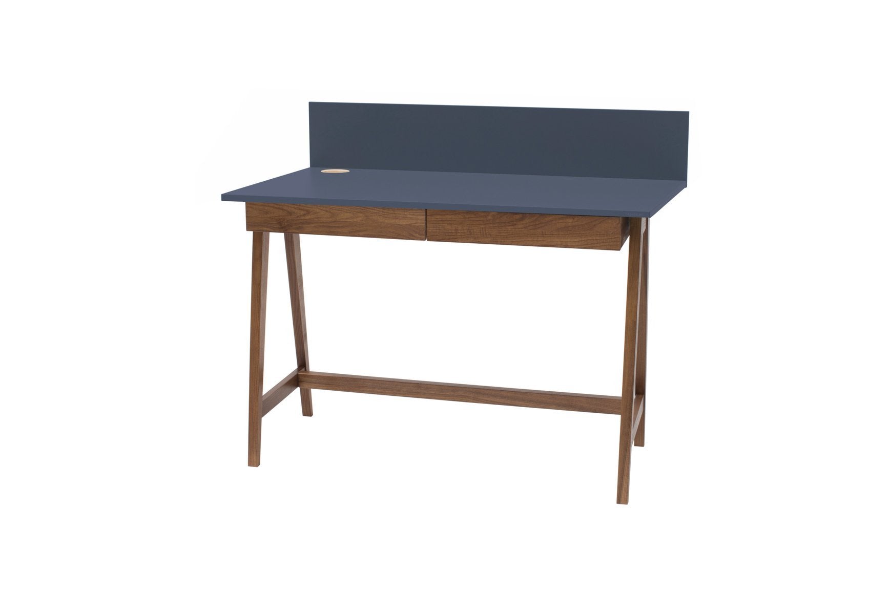 Luka Skrivebord 110x50cm Med Skuffe Eg Grafit