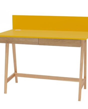 Luka Skrivebord 110x50cm Med Skuffe Eg Gul