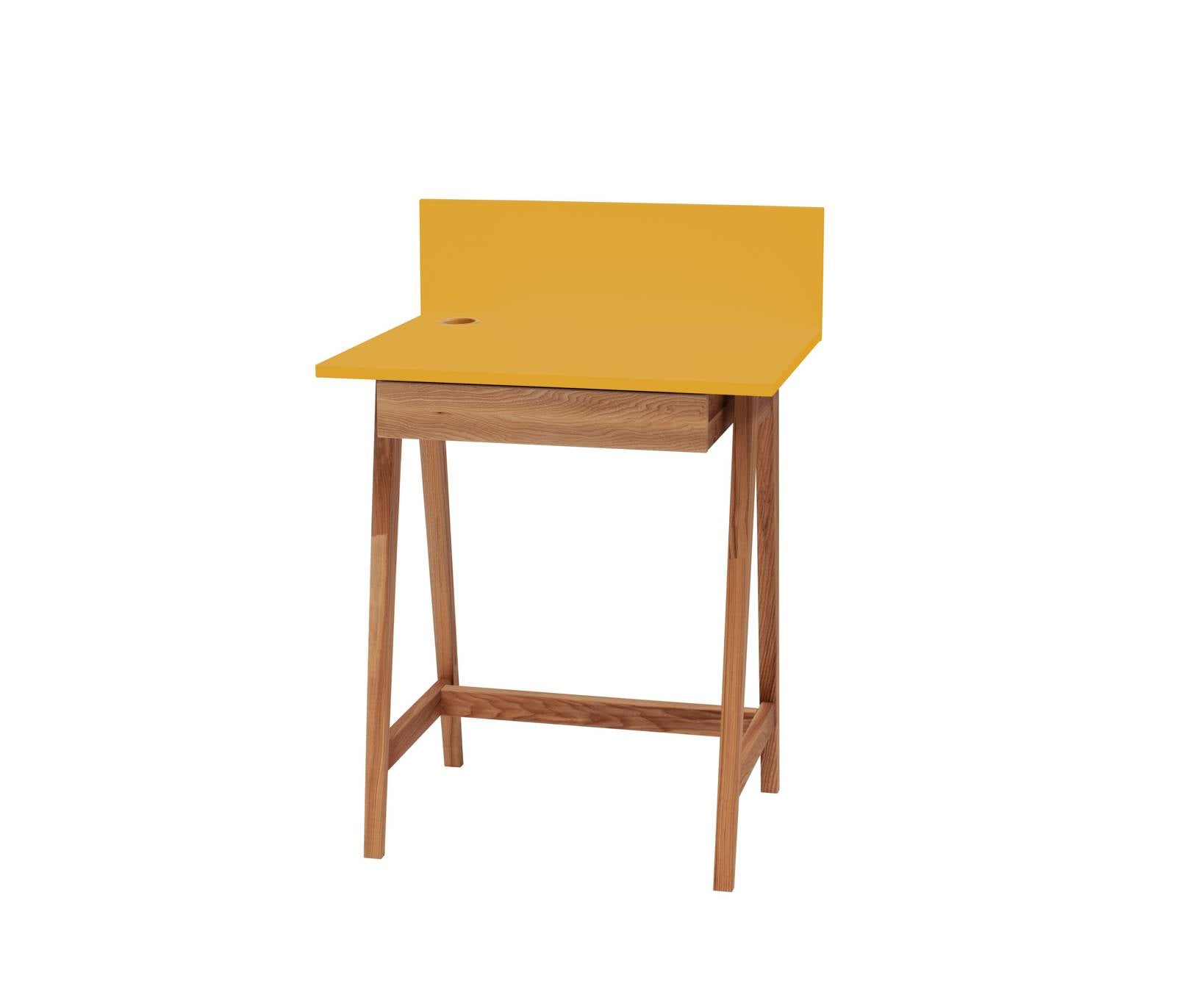 Luka Skrivebord 65x50cm Med Skuffe Eg Gul