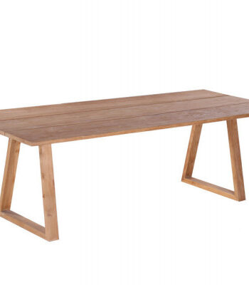 Mako Plankebord 100x240 Cm   Bordben   Teak Trapez