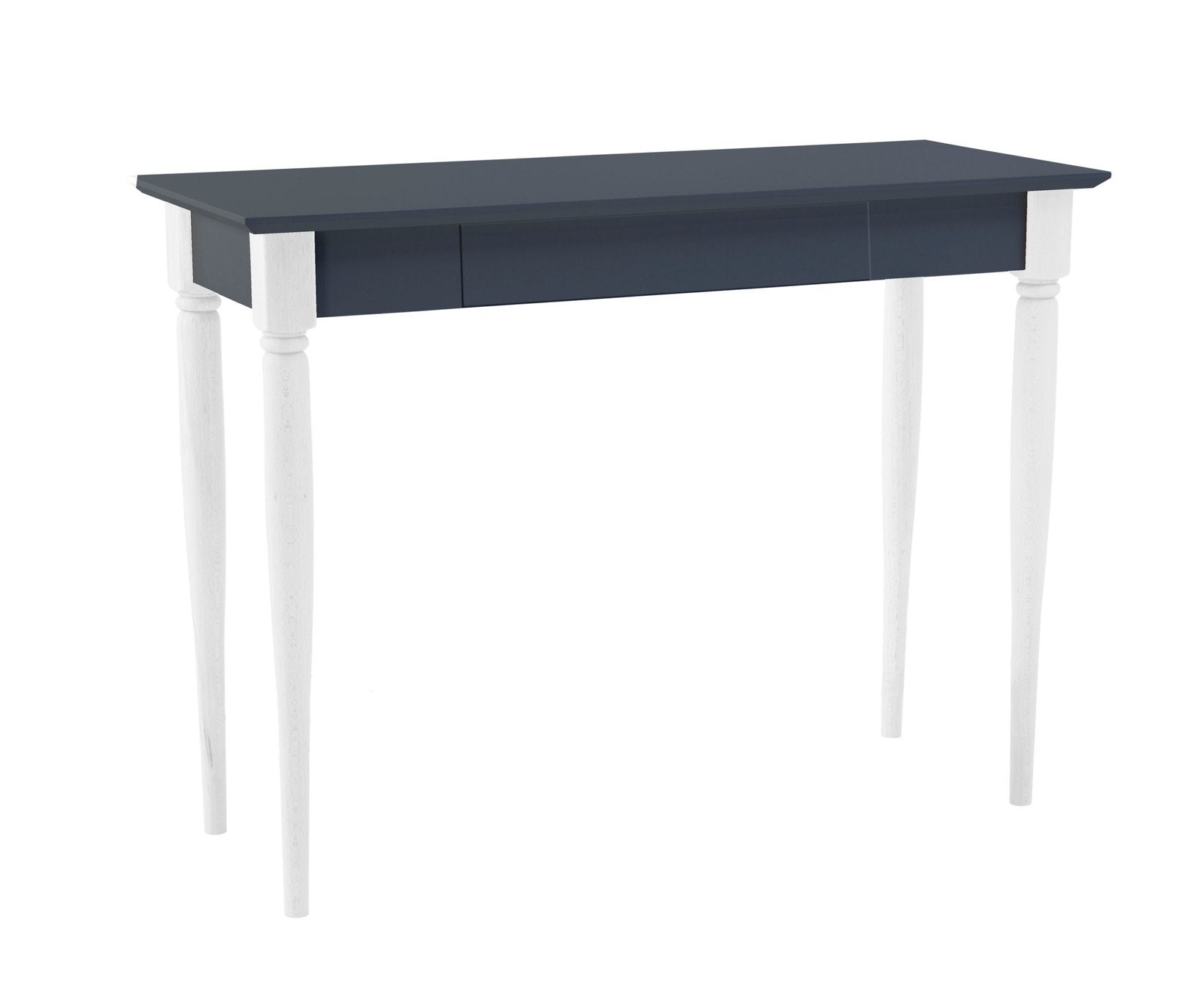 Mamo Skrivebord 105x40 Cm Hvide Ben   Grafit