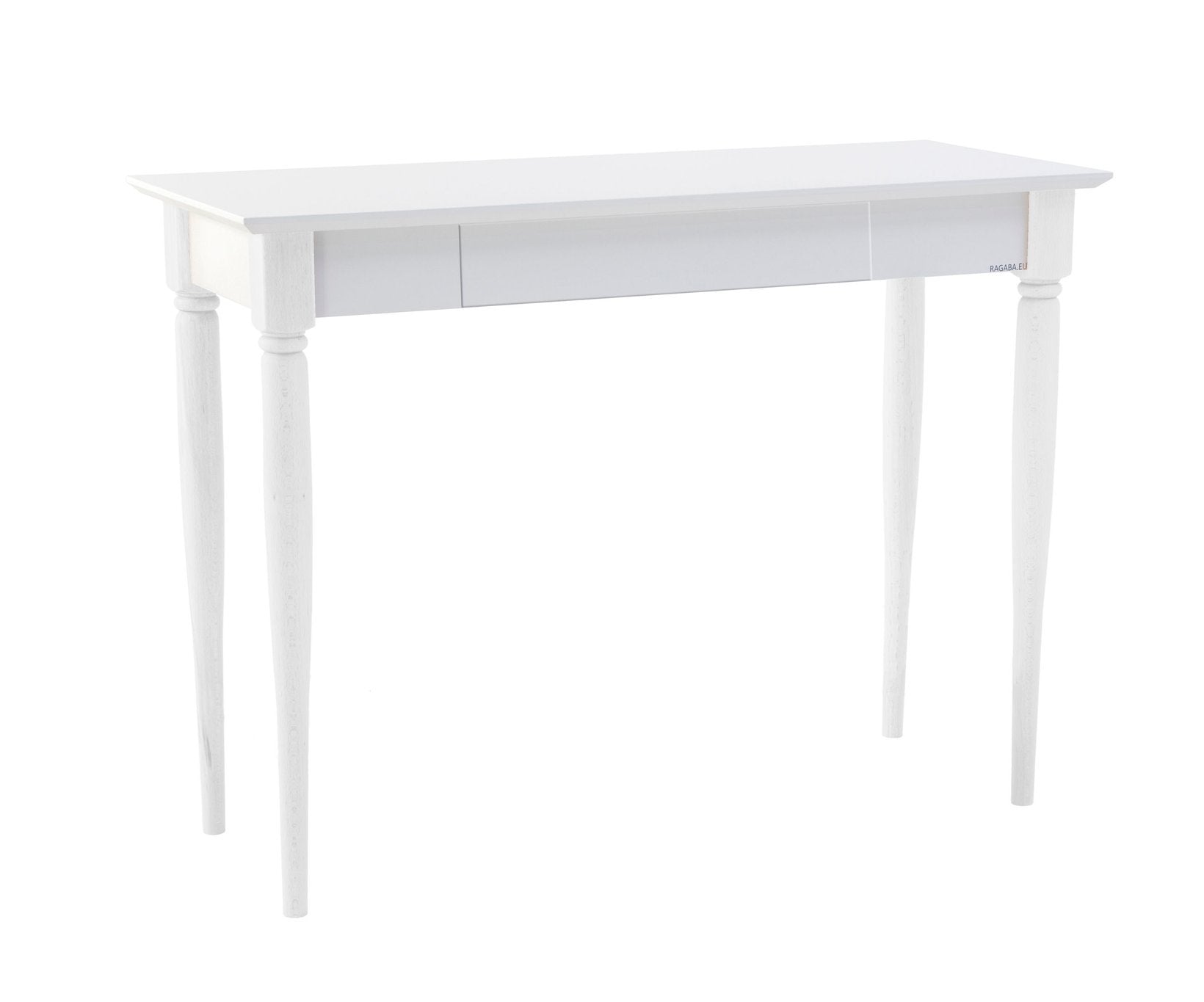 Mamo Skrivebord 105x40cm Hvide   Hvide Ben