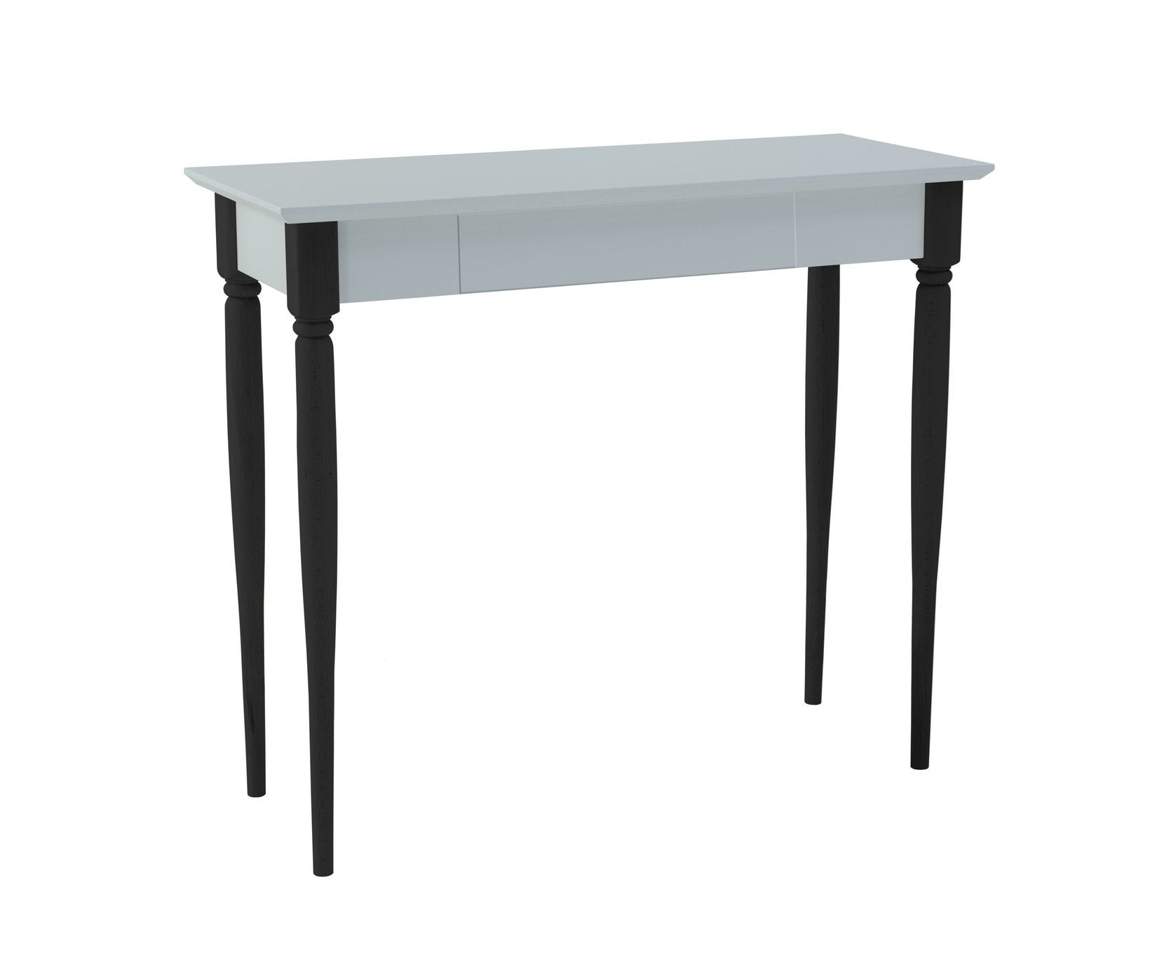 Mamo Skrivebord 105x40 Cm Sorte Ben   Lysegrå