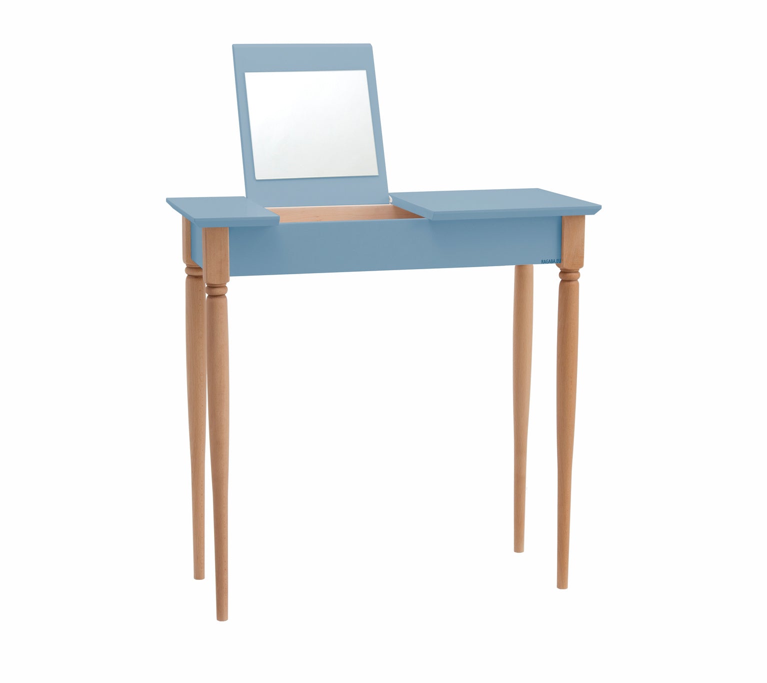 Mamo Sminkebord Med Spejl 65x35cm Gentle Blue