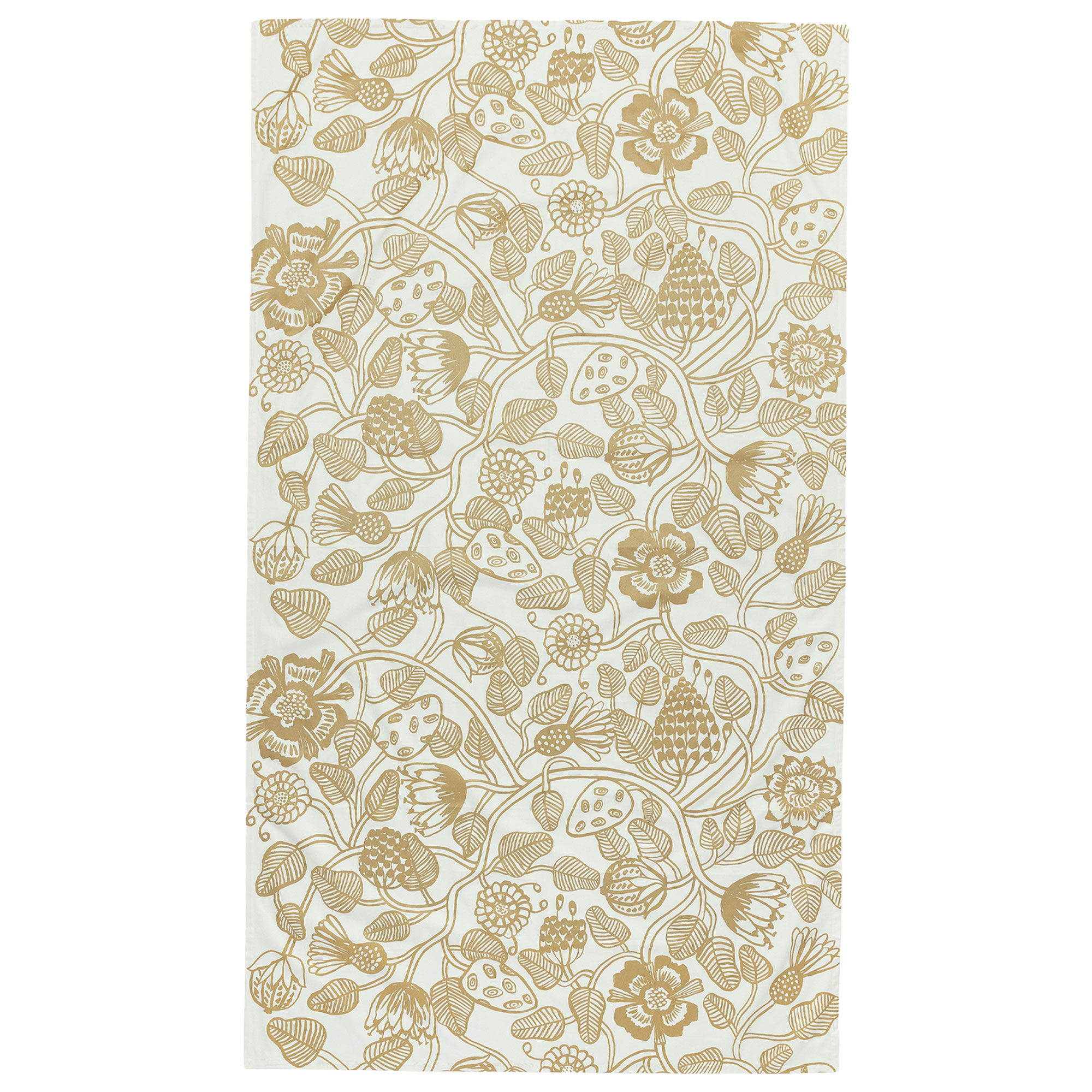 Marimekko Tiara Dug 135ã 250 Cm Hvid Guld