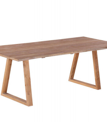 Maxi Plankebord 100x240 Cm   Bordben   Teak Trapez
