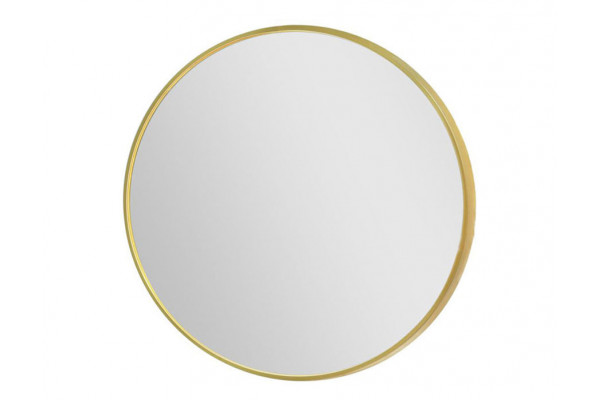Merkur Rundt Spejl : 120 Cm Guld