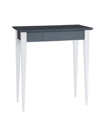 Mimo Skrivebord 65x40cm Hvide Ben   Grafit