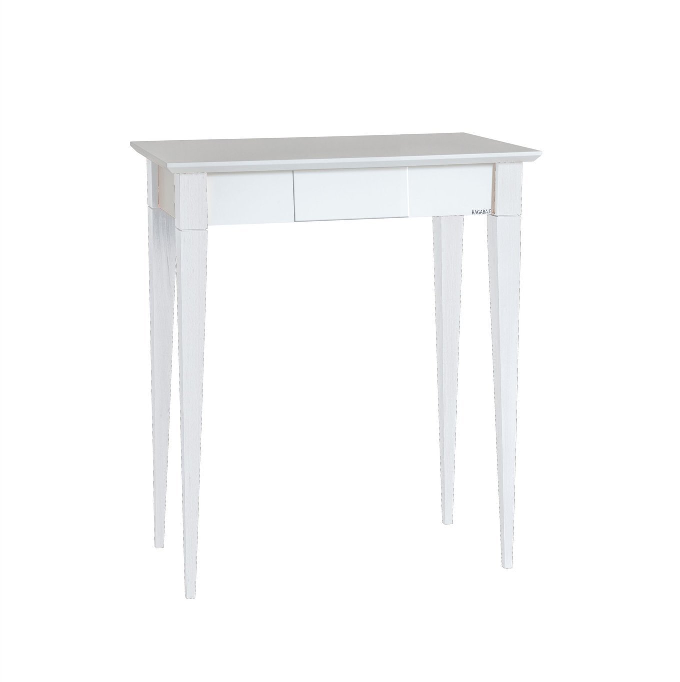 Mimo Skrivebord 65x40cm Hvide Ben   Hvid